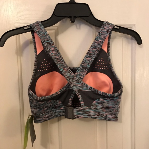Tek Gear Cross-Back Med Impact Sports Bra Sml NWT - Picture 2 of 5